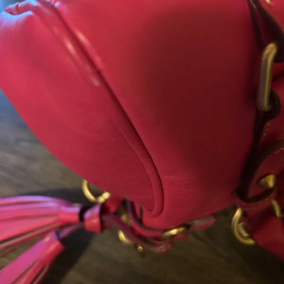 Dooney & Bourke Fuchsia Pink Florentine Satchel - Picture 12 of 16